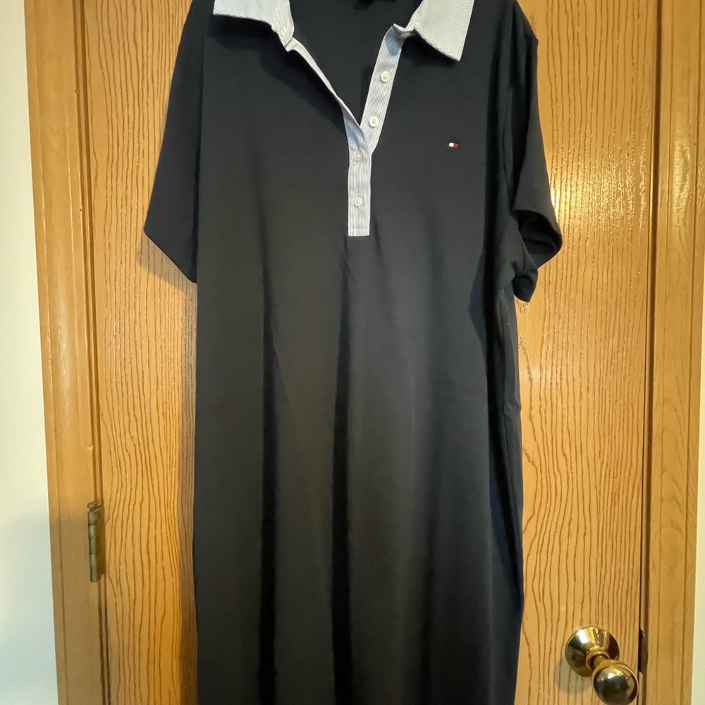 Tommy Hilfiger Navy Blue Polo Dress